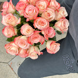 Pink Roses Joggers- Vintage