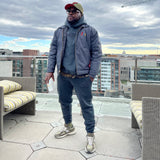 Pink Roses Joggers- Vintage